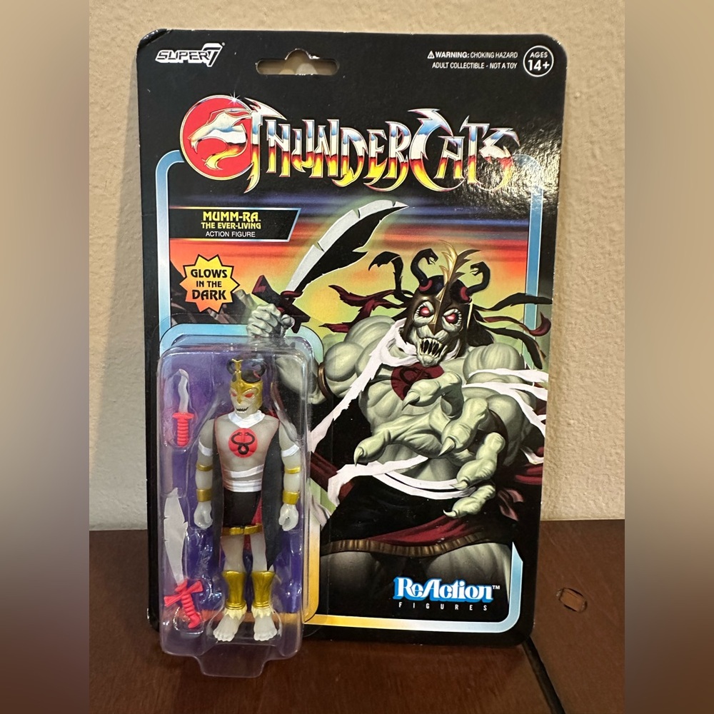 Super 7  THUNDERCATS Mumm-Ra The Ever Living Glow In The Dark 3.75" Figure NEW